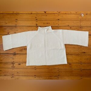 Jaggery roll neck wool jumper sweater size medium